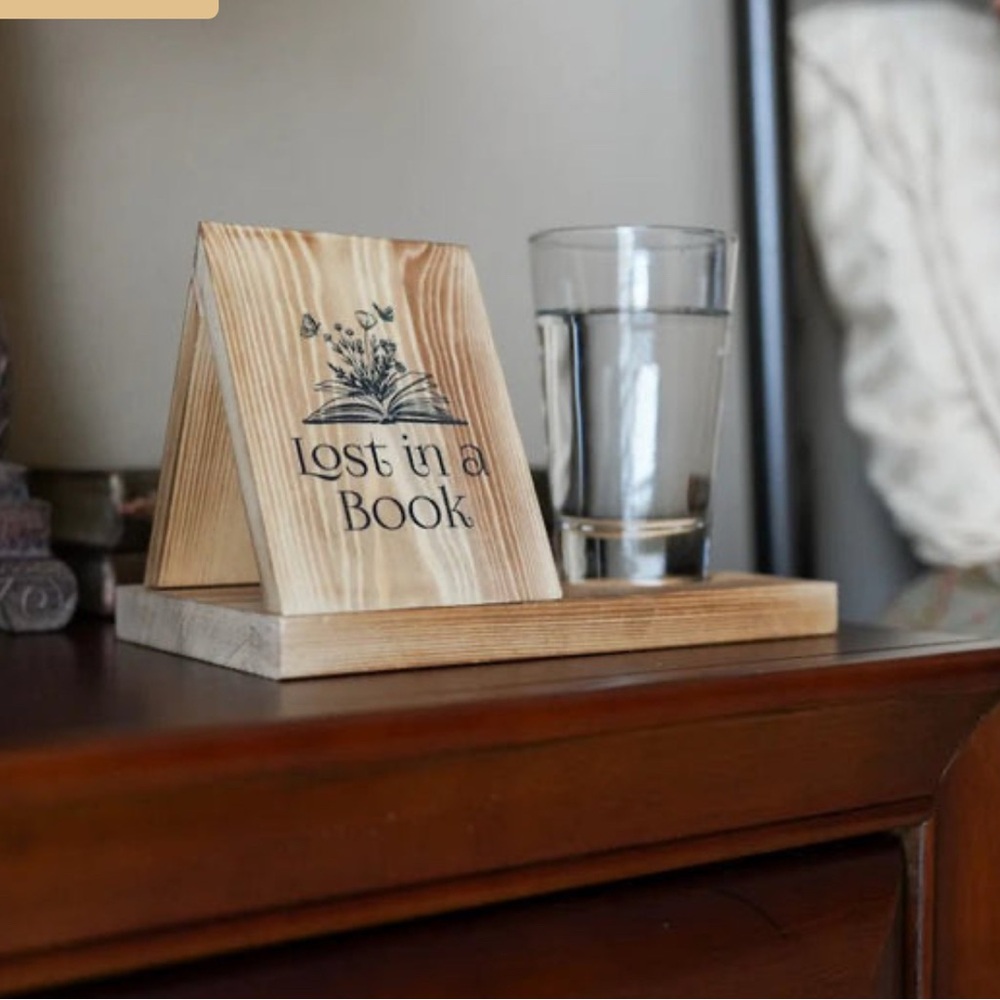 Wooden Book Holder